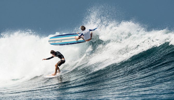 Always nice to be able to give a little chop-suey with minimal disturbance to your flow while on your backhand. Photo: Joli Photo: joliphotos.com
