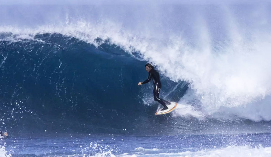 The internet is awash with people surfing insane waves. Big, dangerous, slabbing death-waves