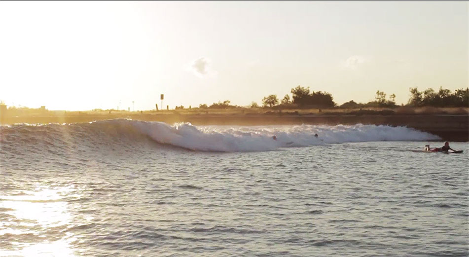 While it may not be the world's best wave, that's not really the point. The point is to have fun... and have fun they did.