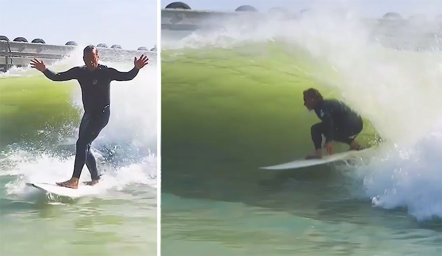 When Tom Curren had a chance to surf Kelly Slater's wave... well, it was a thing to behold.
