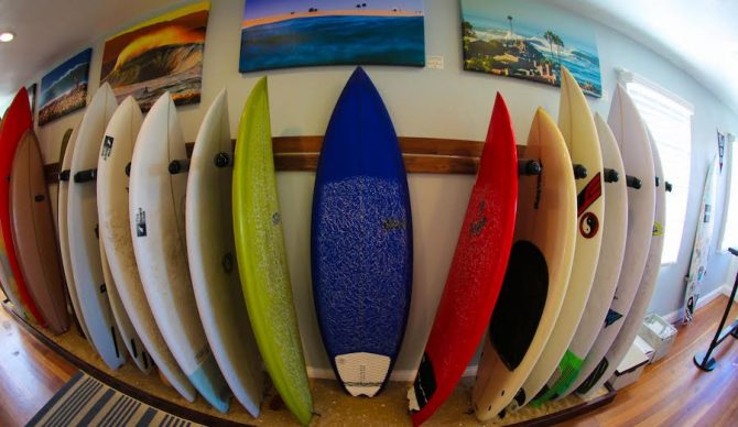 A closer looks at some of the boards. Photo: Newport Board Club