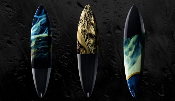 In theory these things are rideable. But at $4500 a pop, they may best be left hanging on the wall. Also, they're just so pretty. Photo: Album