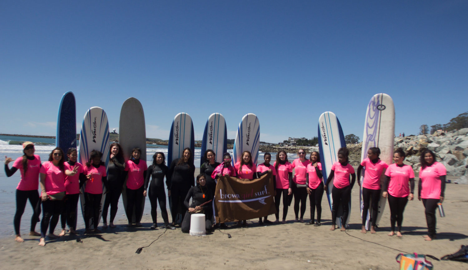 Brown Girl Surf is a badass organization. Photo: Courtesy Brown Girl Surf