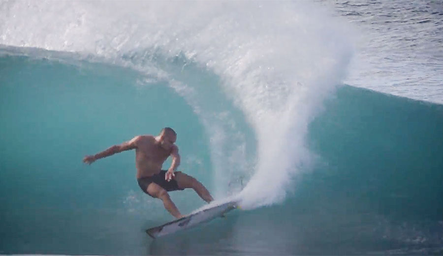 A lot of the time when you see a surf edit revolving around Hawaii, you're watching massive waves and huge wipeouts.