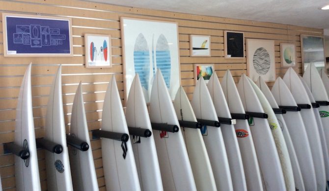 A quiver like this used to be reserved for pros, but for $90/month it may suddenly be within reach. Photo: Newport Board Club