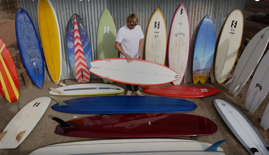 Tyler Warren comes at surfboards in a different way–they're functional art.