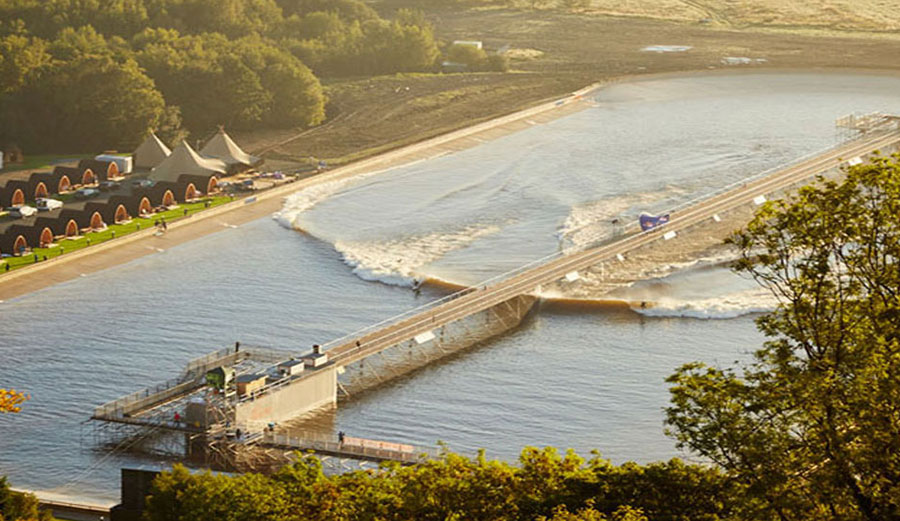 Surf Snowdonia, despite a year's worth of issues, had more than double the visitors they expected. Photo: Surf Snowdonia