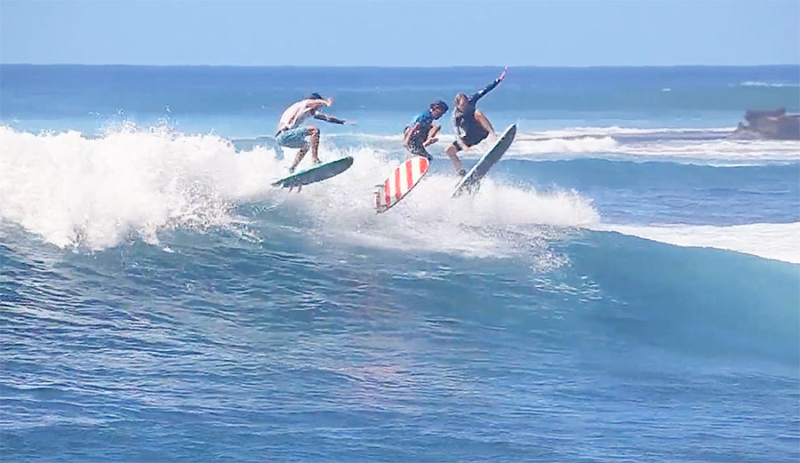 The 2 Kooks headed to the North Shore for a week where they met up with another non-scowling fun-haver, Jamie O'Brien. And they had so much fun!