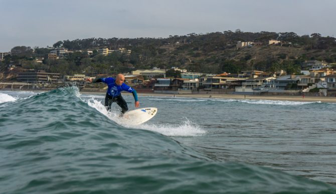 Spain's Aitor Francesena and his winning form in Heat 1 of the AS-VI Division. Photo: ISA/Sean Evans