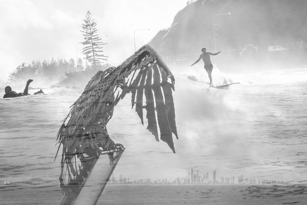 double exposure surf - Brenton de Rooy