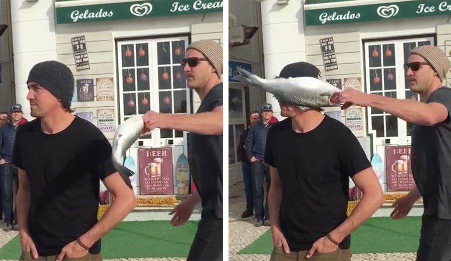 Greg Long does not deserve to be smacked in the face with a fish.