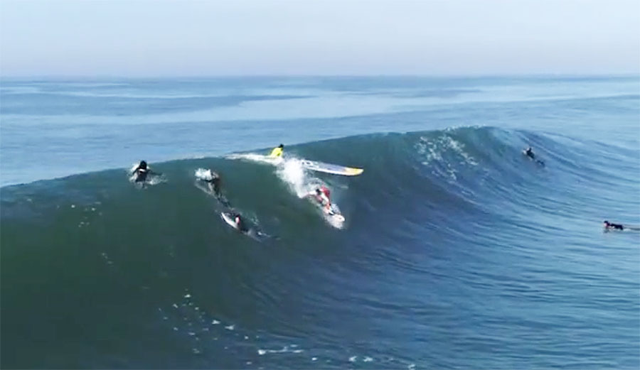 Fred Compagnon surfs a little differently than most. He's taken a bunch of different facets of surfing and jammed them all together: step offs, alias, stand paddling.