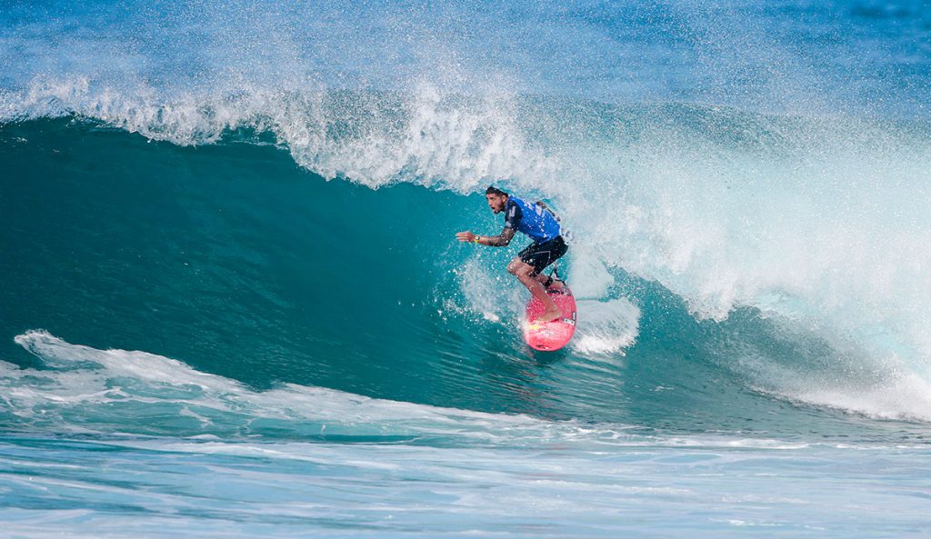 Determining the wildcards into the main event, the trials sees 32 surfers slug it out for two slots. Last year it was Jack Robinson and Jamie O'Brien.