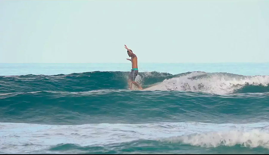 Chun's is a great longboarding wave with a deep channel. And, like every other spot in the area, it can get really, really good.