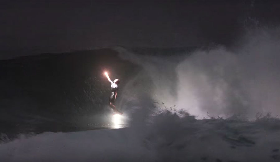 Night surfing is a novelty. An incredible looking novelty, but a novelty no less.