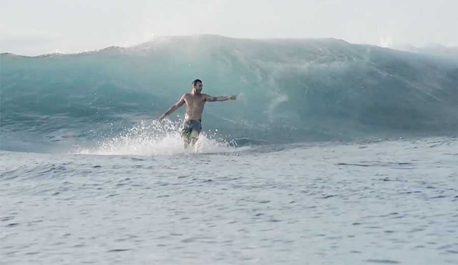 I think Cloudbreak is the best wave in the world," Joel Parkinson says. "From two foot to twenty foot, it's regarded as the best left."