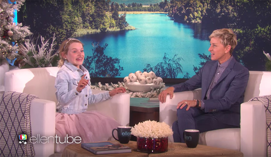 Ellen Degeneres called up Sabre Norris to be on her show.