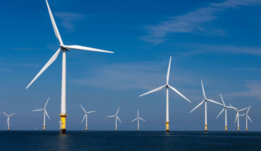 The London Array is a 175 turbine 630MW wind farm located in the United Kingdom. It works very well.