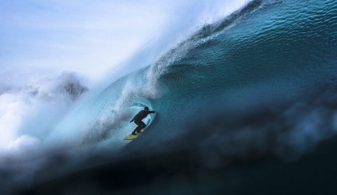 Ramon Navarro savors a perfect day at his home break. Punta de Lobos, Chile. Photo: Juan Luis De Heeckeren
