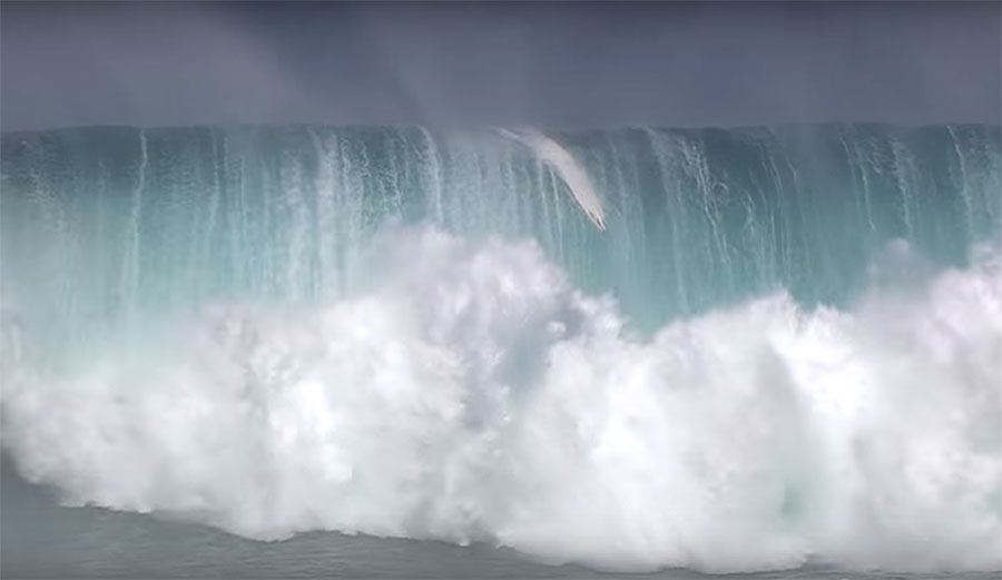 Most people can't even imagine what it feels like to go over the falls at a wave like Jaws, but Pedro Calado got a firsthand look back in November.