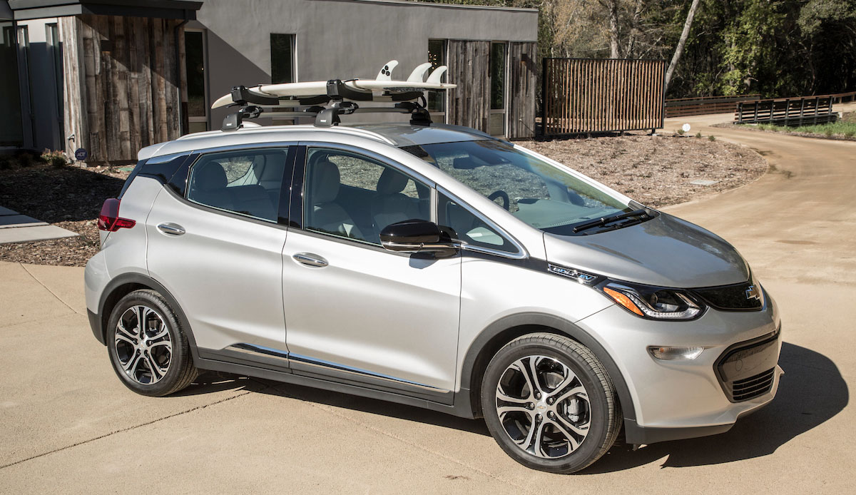 The Chevrolet Bolt EV. You might never visit a gas tank again. (Photo: Martin Klimek/Chevrolet)