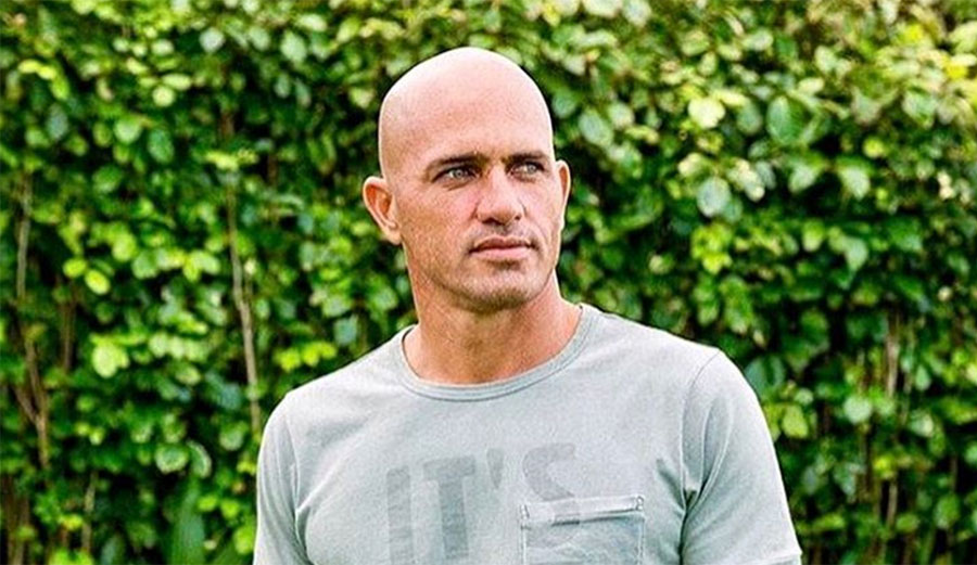 Kelly Slater, gazing stoically at the comments section.