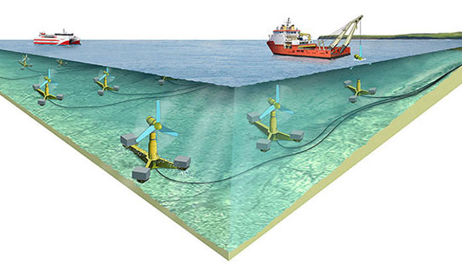 Scotland's Tidal Array is expected to be finished in the early 2020s.