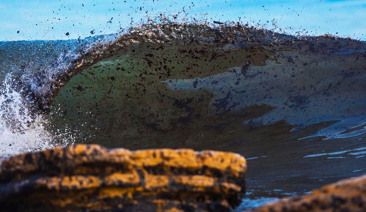 I was especially excited to surf at Refugio during the oil spill. That was awesome. Photo: Joshua Shelly