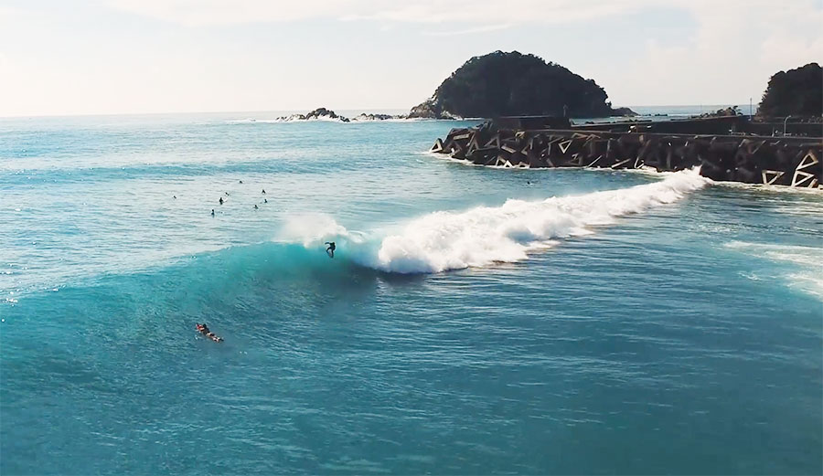 Japan is hosting the 2020 Olympics, and surfing is included.