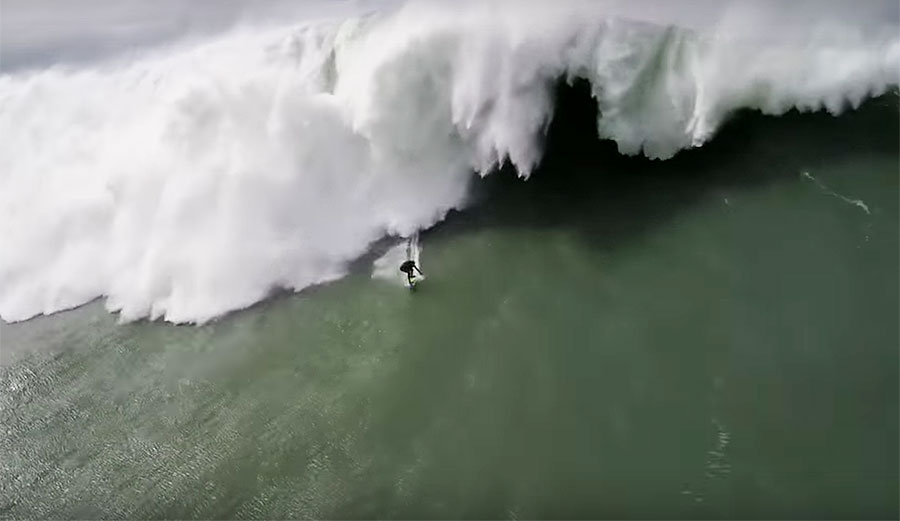 When it gets massive, each wave is a roll of the dice... but rolling the dice means you're going to lose every now and then.