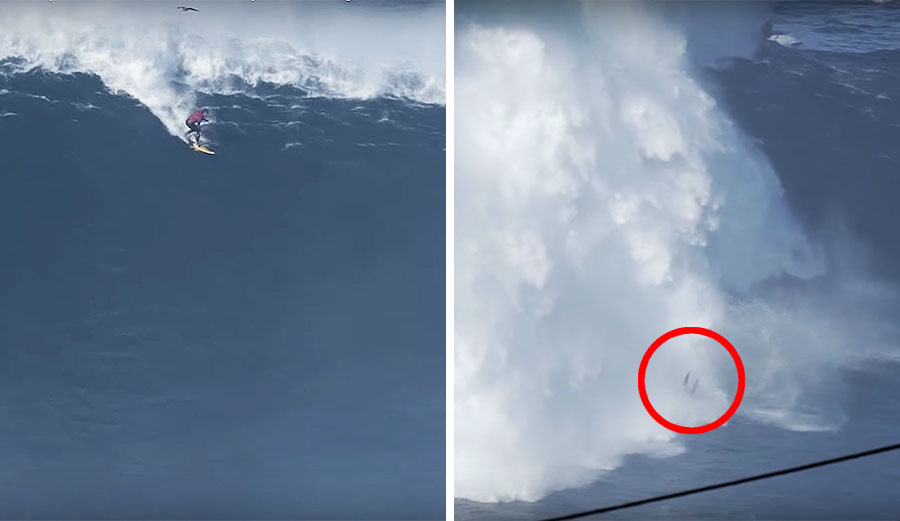Do you ever tire of watching Nazaré wipeouts?