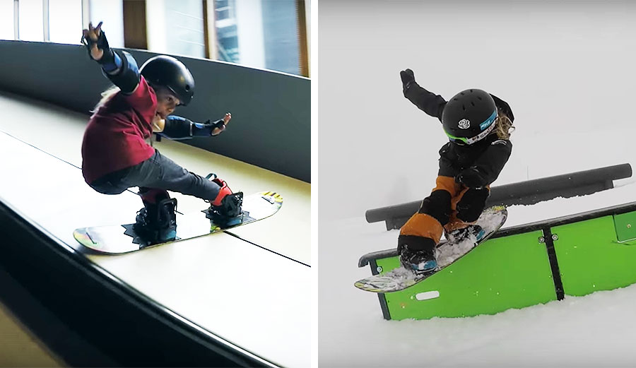 Nico Bondi, who lives in Madonna de Campiglio in Italy, isn't just weirdly good on a snowboard and skateboard, but also on a surfboard.