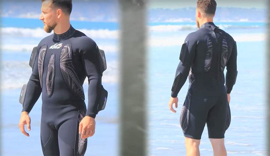 The WaveWrecker suit just became a real thing that someone can buy. The problem, though (still unaddressed), is that it looks ridiculous.
