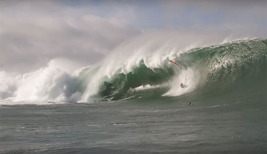 A few days ago, Mo Rahma found himself whipping into a giant, cold monster at Mullaghmore, and things... well, things didn't end well.