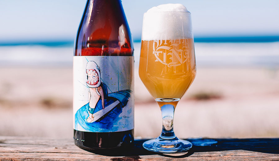 It's a beer... made with sea water. And it's so good!