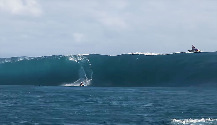 You Have to Watch Brad Domke Skimboarding at Teahupoo