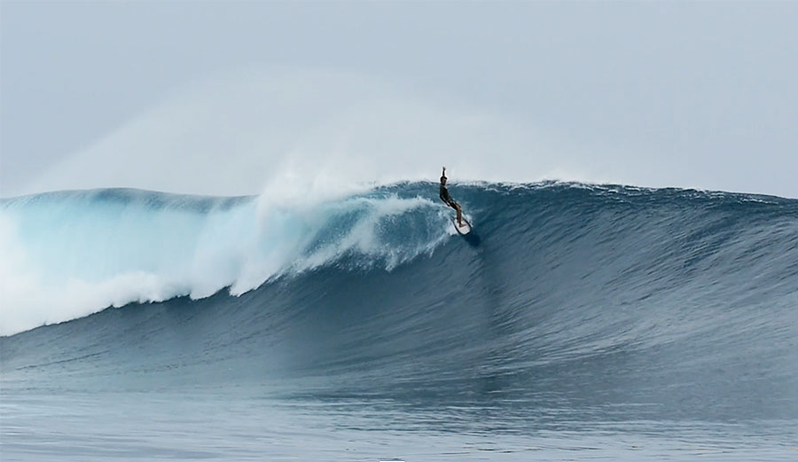 Ryan Burch shapes many of his own boards, and while they're not exactly "normal", they appear to work pretty damn well.