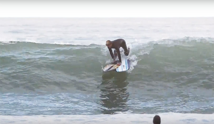 Brad Domke and Evan Geiselman are good friends. Good friends swap boards.