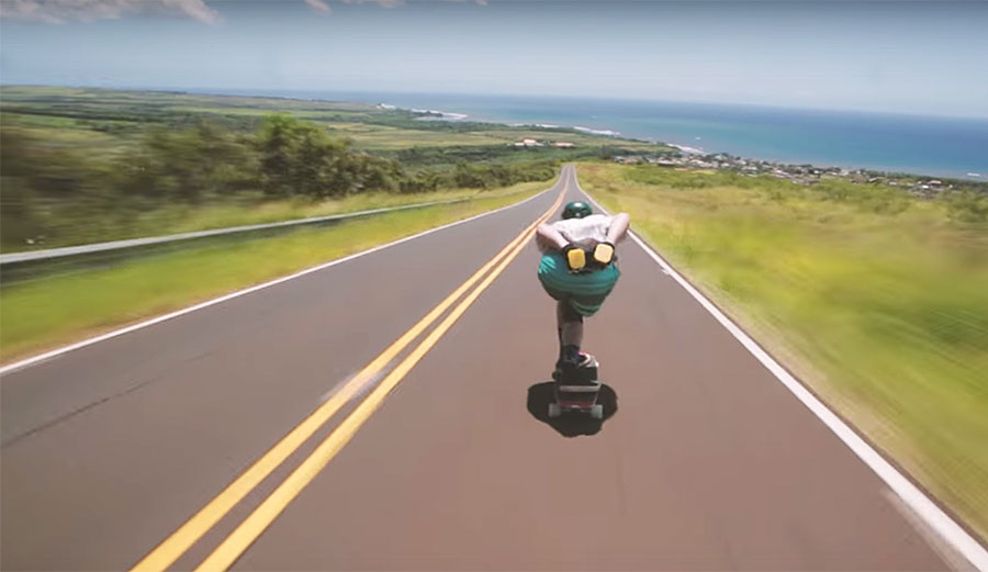 Quite possibly the burliest downhill road of them all.