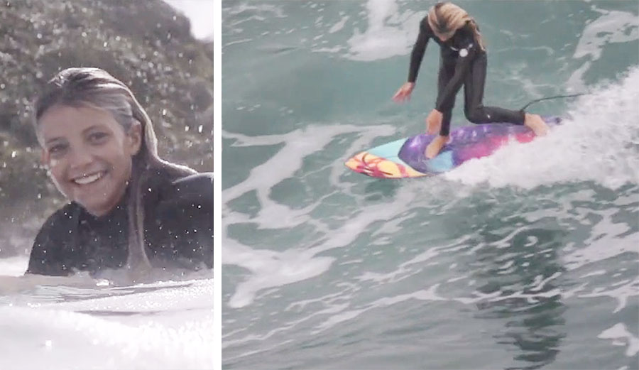 Oscar Langburne is 14 years old. That is far too young to surf with this kind of aplomb, but Langburne's got it.