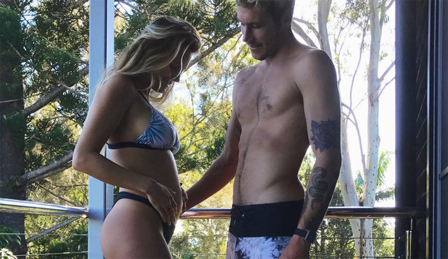 Alana Blanchard and Jack Freestone are having a baby.