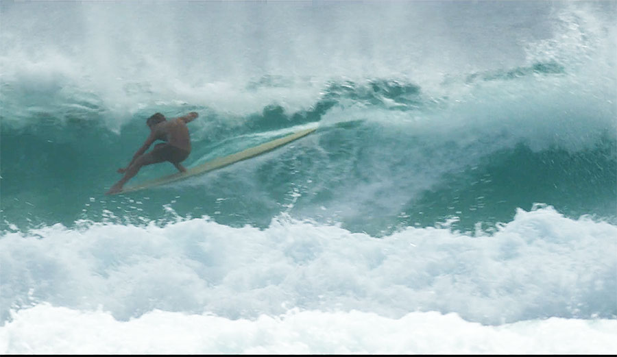 Alex Knost has got a style that's purely his own, and it's most obvious on a longboard.