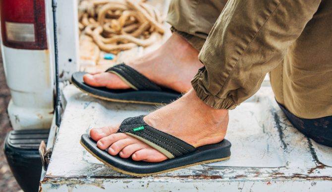 Yup, did a little moving with these freshies on. Photo: Sanuk