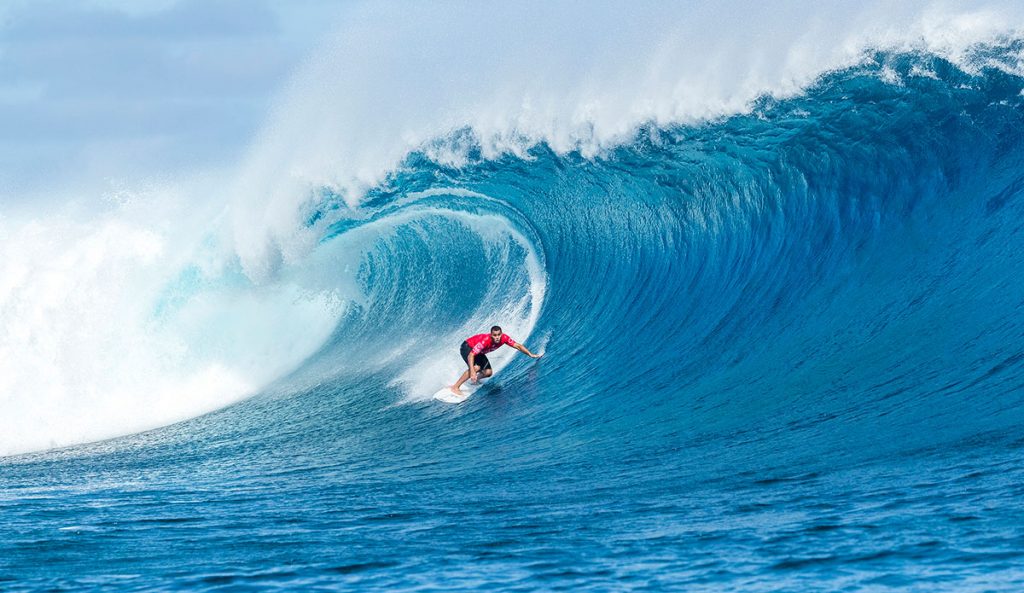 The Outerknown Fiji Pro has been a good one so far. The waves turned up, and the performances matched it–at least in some cases.
