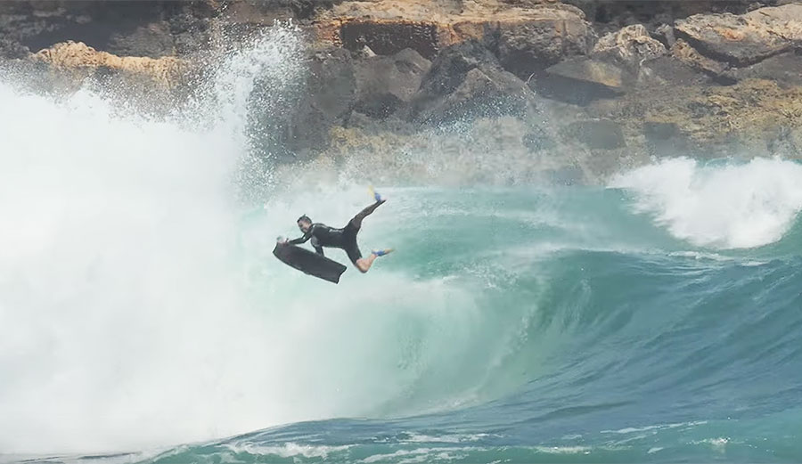 After a landing that probably bruised his spleen, Ivan Pulic got sucked over the falls in very dramatic fashion.