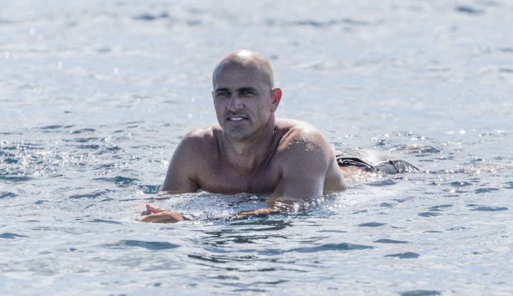 Kelly Slater, also a master of elocution. Photo: WSL/Kelly Cestari