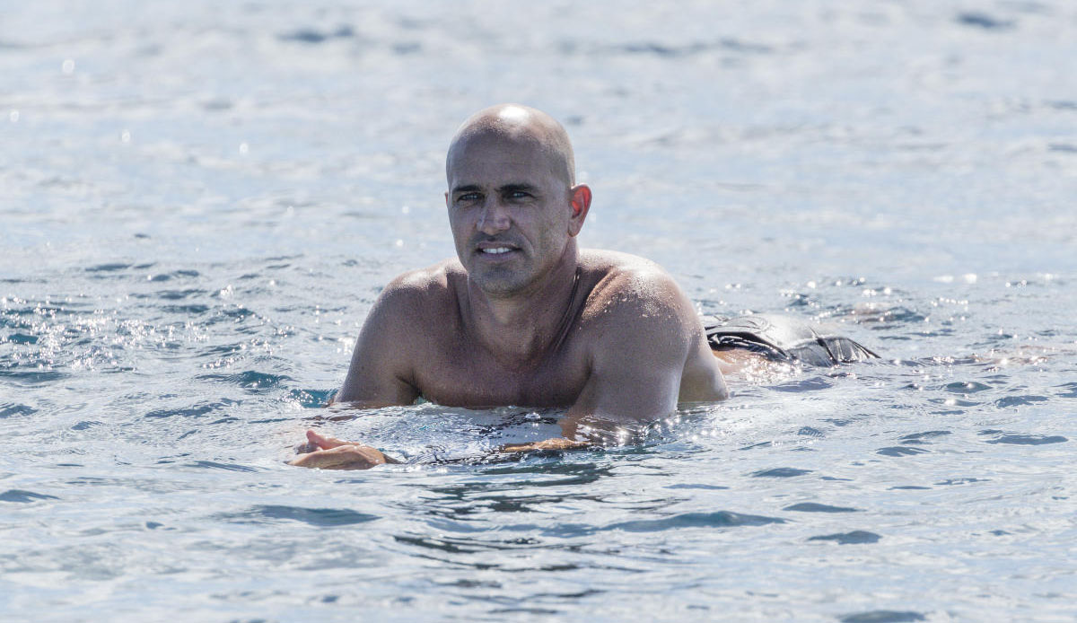 Kelly Slater, also a master of elocution. Photo: WSL/Kelly Cestari