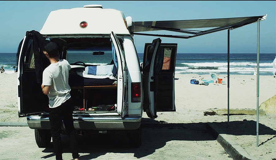 Mick Rodgers gave up a home without wheels for a Ford Econoline. Now he's living a life on the move.
