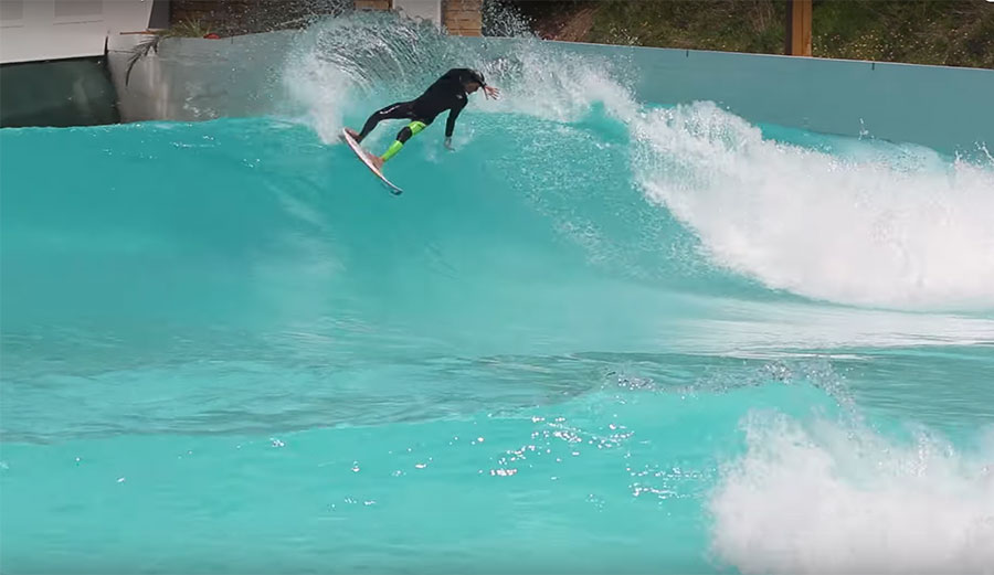 Wavegarden's newest iteration of their man-made wave seems to be pretty amazing.