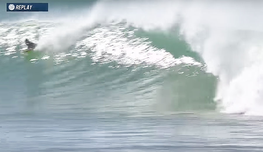 Kolohe Andino got seriously burned by a bodyboarder at the Corona Open J-Bay